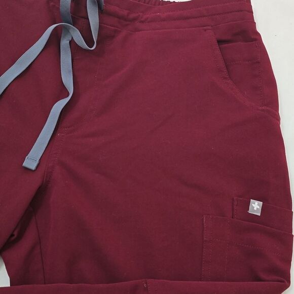 FIGS  Burgundy  Pants M - Picture 4 of 10